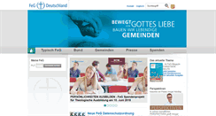 Desktop Screenshot of feg.de